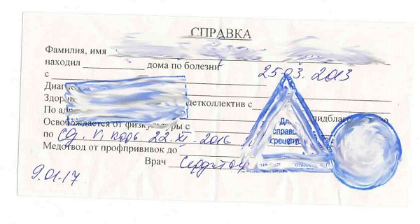 Справка о вакцинации